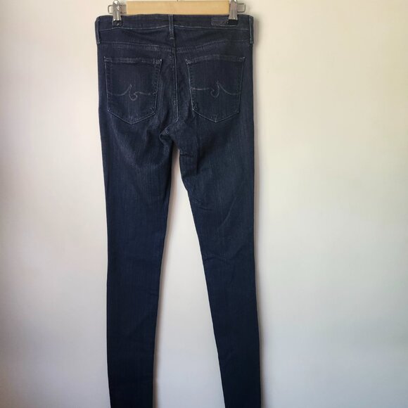 Adriano Goldschmied Women's The Middi Mid-rise legging 26R Blue Denim - Picture 4 of 6